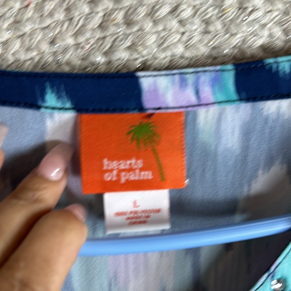 Heart of palm printed top - Picture 2 of 7